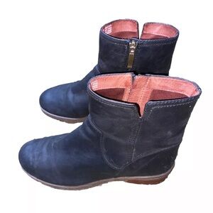 DANSKO Black Leather Booties Sz Women’s 38,8